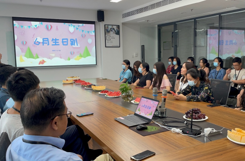 熱情六月，感恩有你—記員工生日會